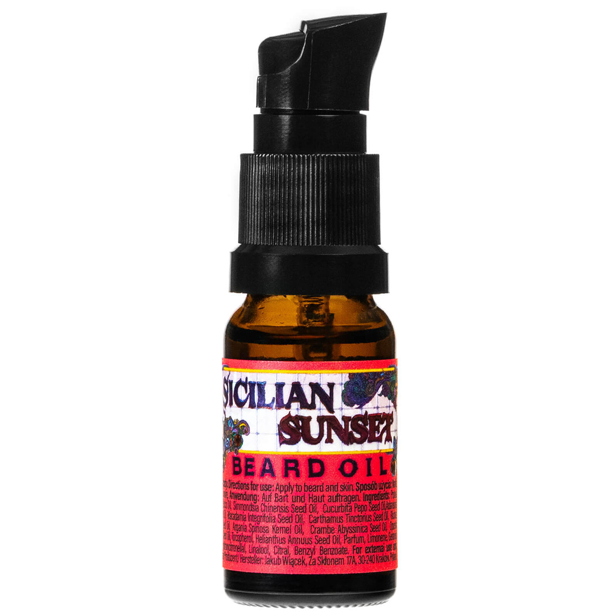 RareCraft Olejek do brody Sicilian Sunset 10 ml - edycja podróżna